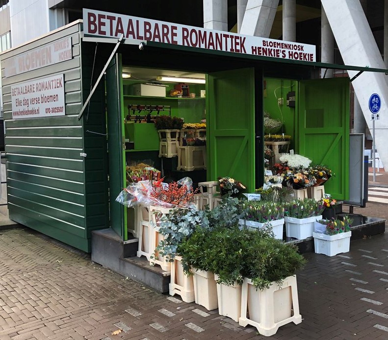 Onze bloemenkiosk